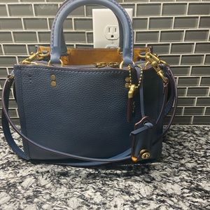Coach Rogue 25 in Dark Denim